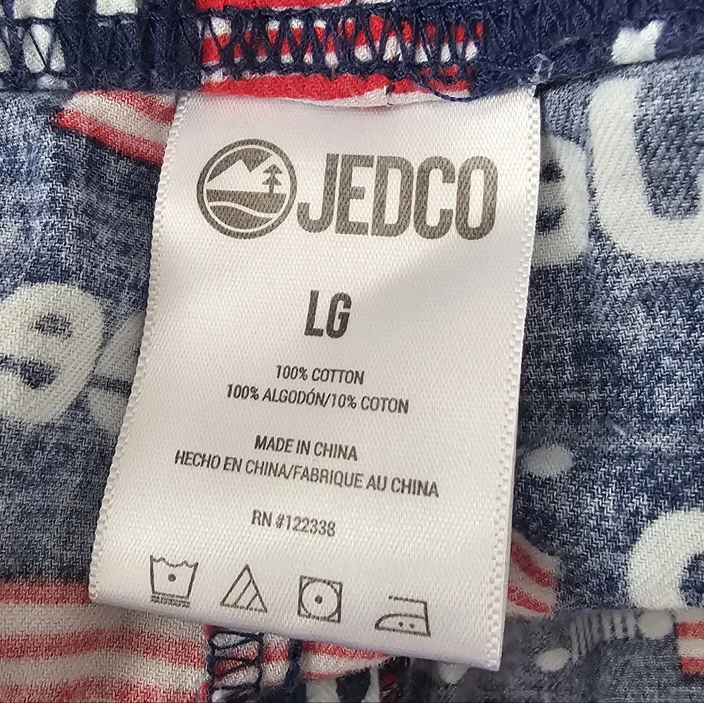 NWOT JEDCO Jeep Mens 100% Cotton Lounge Sleep Bottoms Pants - Picture 5 of 5